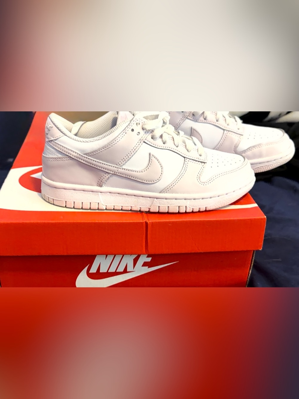 Nike Dunk Low white/light violet - Picture 2 of 5